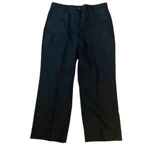 Ann Taylor Slim Black Wide-Leg Crop Pants